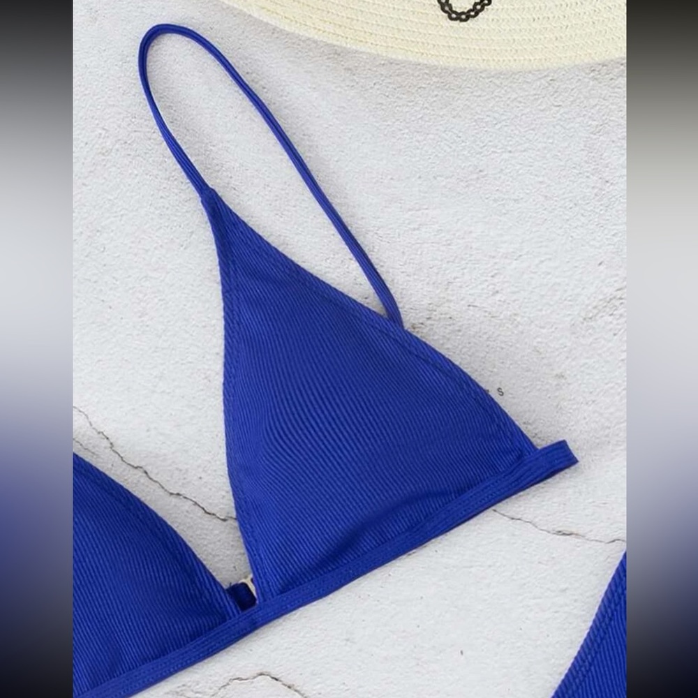 105. Stellar ribbed knit sexy thong bikini🌙 - Picture 4 of 4